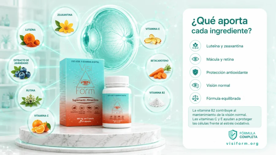 Visiform — qué aporta cada ingrediente de la fórmula