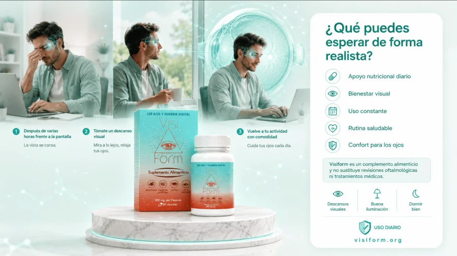 Visiform — qué esperar del curso de cápsulas para los ojos