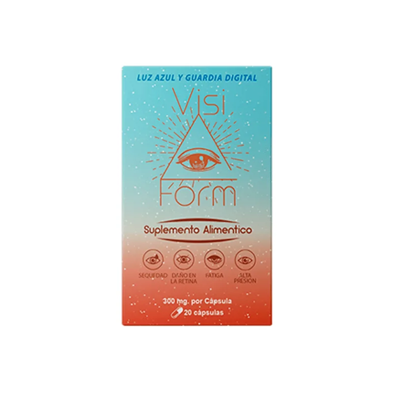 Visiform — caja del suplemento alimenticio, 300 mg por cápsula, 20 cápsulas